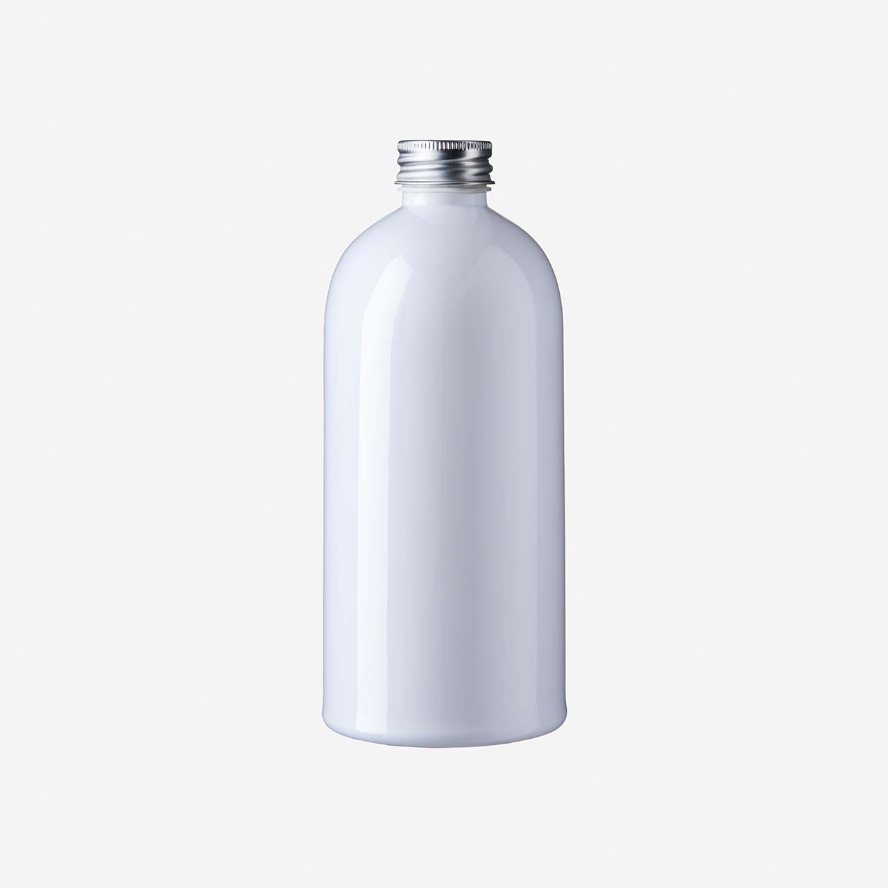 500 ml Boston Round PET Flasche weiss (Palette à 2.220 Stk.)