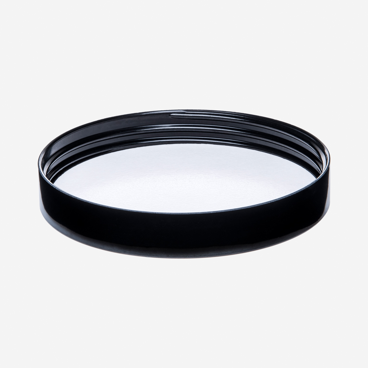 100 mm Bakelit Schraubdeckel für Glastiegel 500 ml (16 Stk./ VPE) schwarz