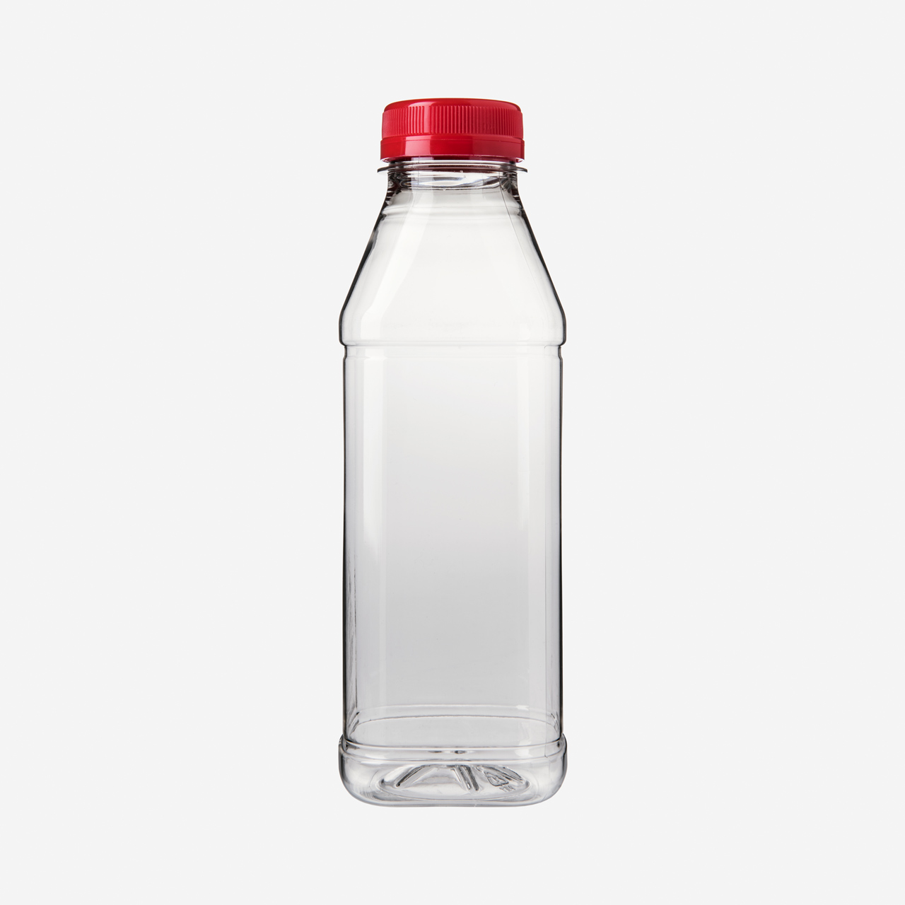 500 ml JUICE SQUARE Weithalsflasche 100% rPET (Karton 120 Stk.)    