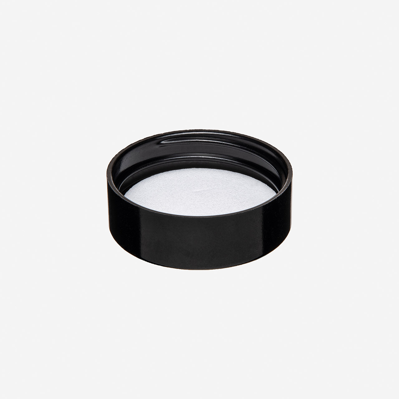 38 mm schwarzer Bakelit Schraubdeckel für Glastiegel 30 ml (72 Stk./ Verpackungseinheit)  