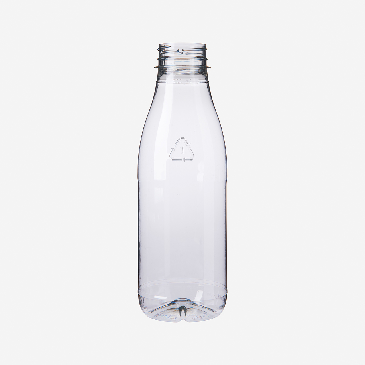 500 ml JUICE-Eichstrich Weithalsflasche 30% rPET   (Karton à 120 Stk.)  