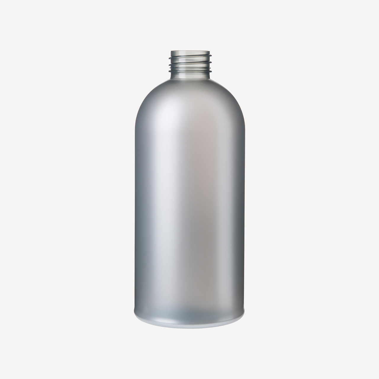 Grau eingefärbte Recycling PET Flasche, 500 ml 