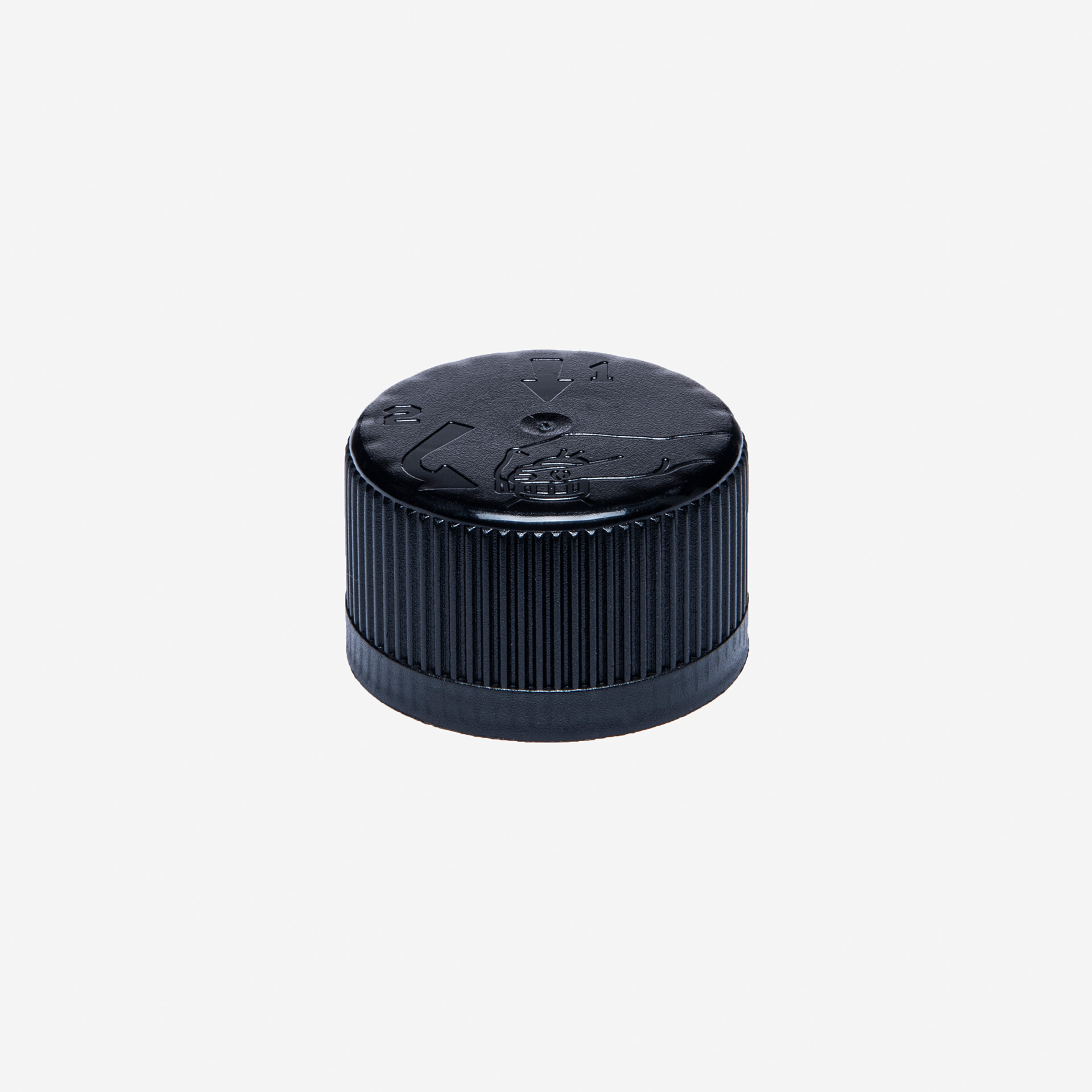 KiSi-Verschluss für PET-Flaschen 28/410 mit Spritzeinsatz, schwarz (VPE 1.700 Stück) 