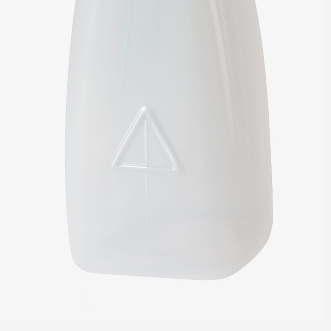 500 ml Sprühflasche Beyond Belly weiss-transluzent mit Warndreieck (Palette à 1.610 Flaschen)