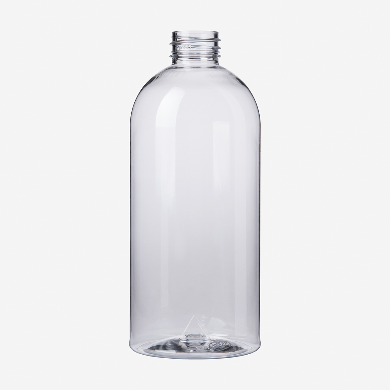 500 ml Boston Round PET Flasche mit Warndreieck (Palette à 2.280 Stk.)