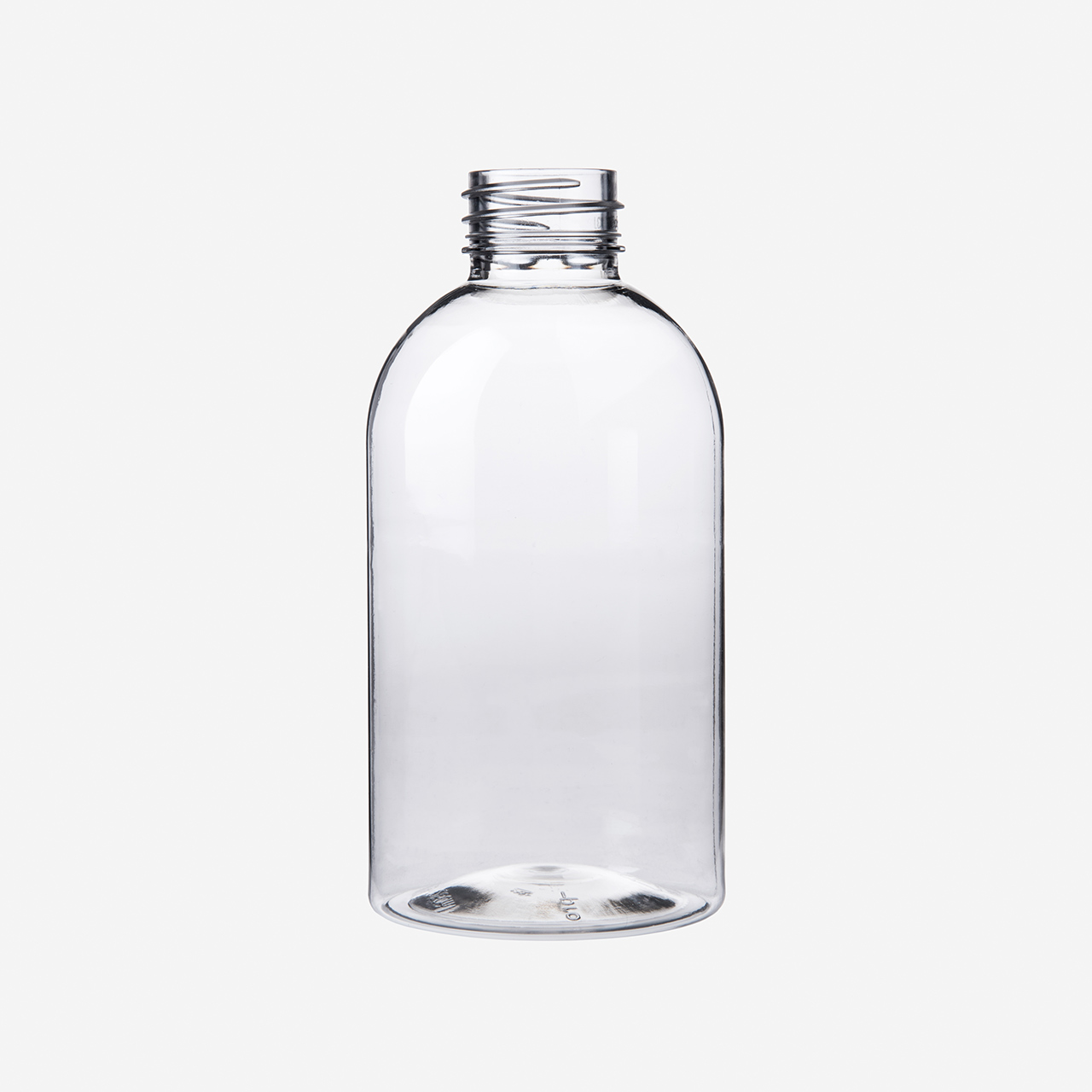 250 ml Boston Round PET Flasche  28/410 (Palette à 3.960 Stk.)