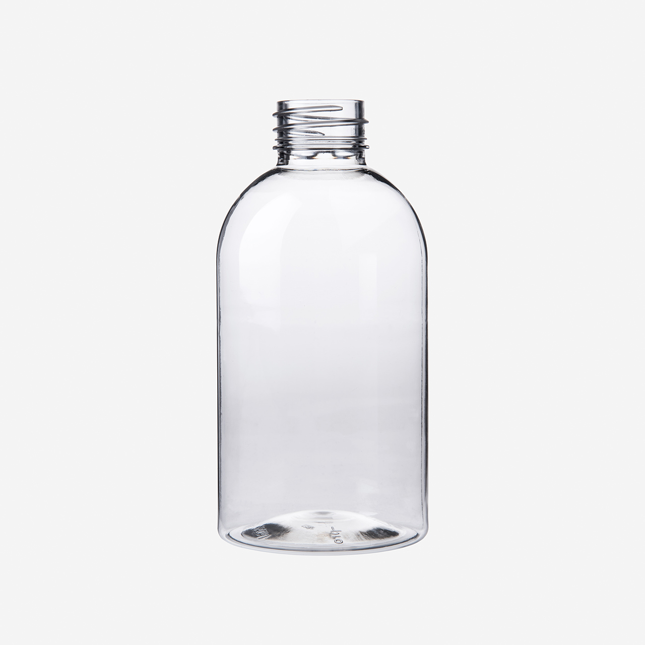 250 ml Boston Round PET Flasche  28/410 (Palette à 4.224 Stk.)