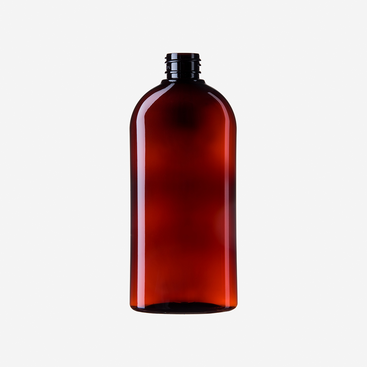 Braune PET Ovalflasche 250 ml 
