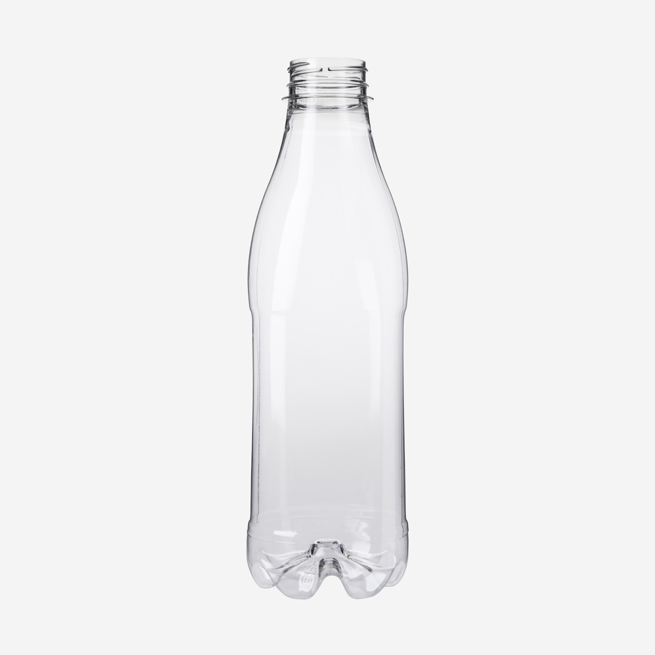 Set 750 ml PET Weithalsflasche mit aufgesetztem Verschluss – Hygienisch, für Kliniken & Automaten (1.200 Stk/ Palette)