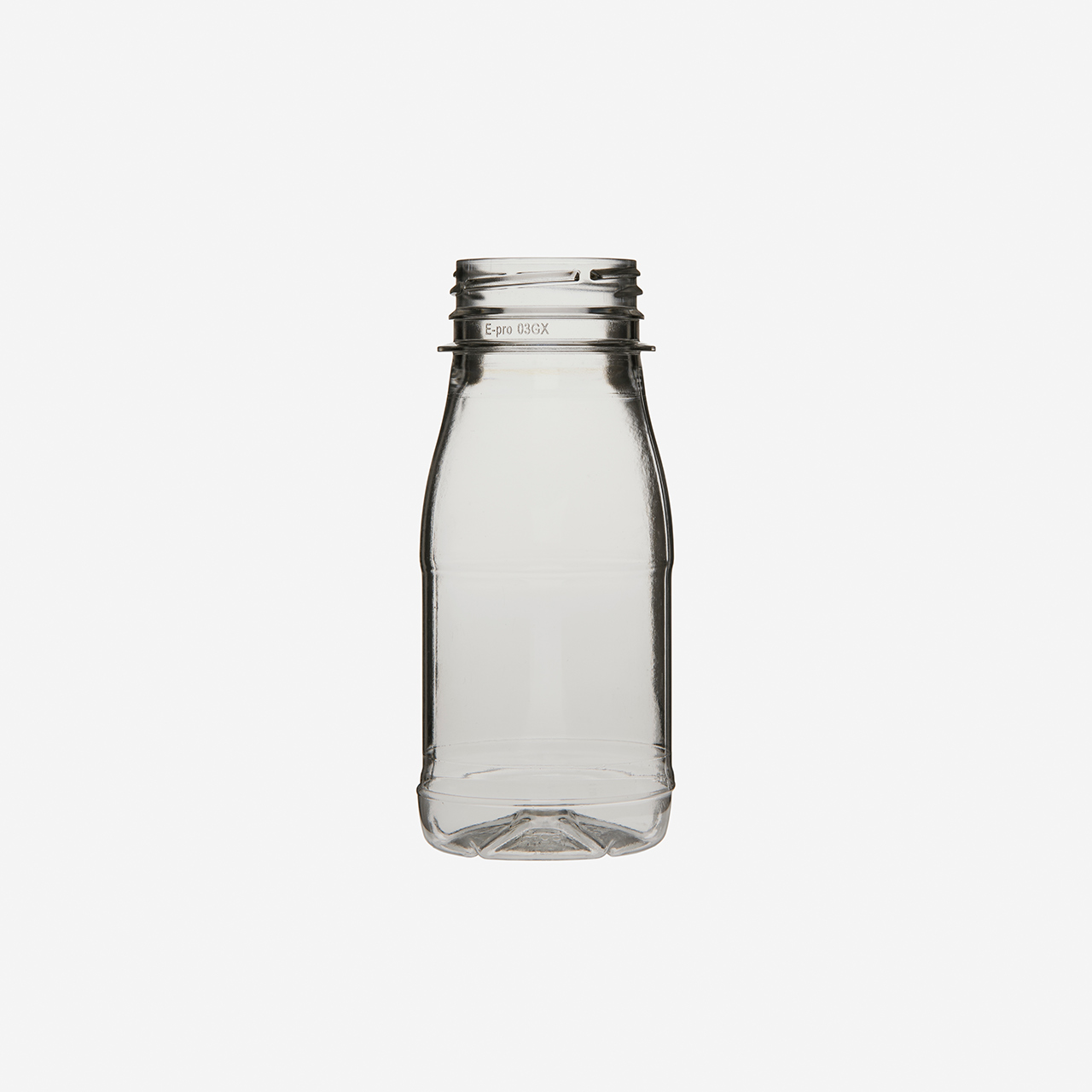 150 ml JUICE  Weithalsflasche  100% rPET  (Palette à 5.376 Stk.) 